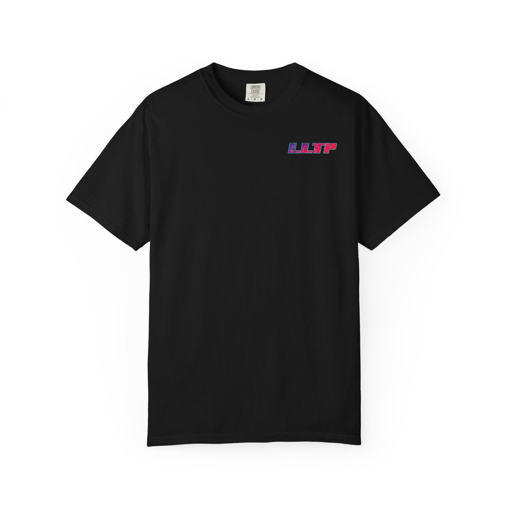 Retro Racing City T-Shirt — LLTP Neon Car Graphic