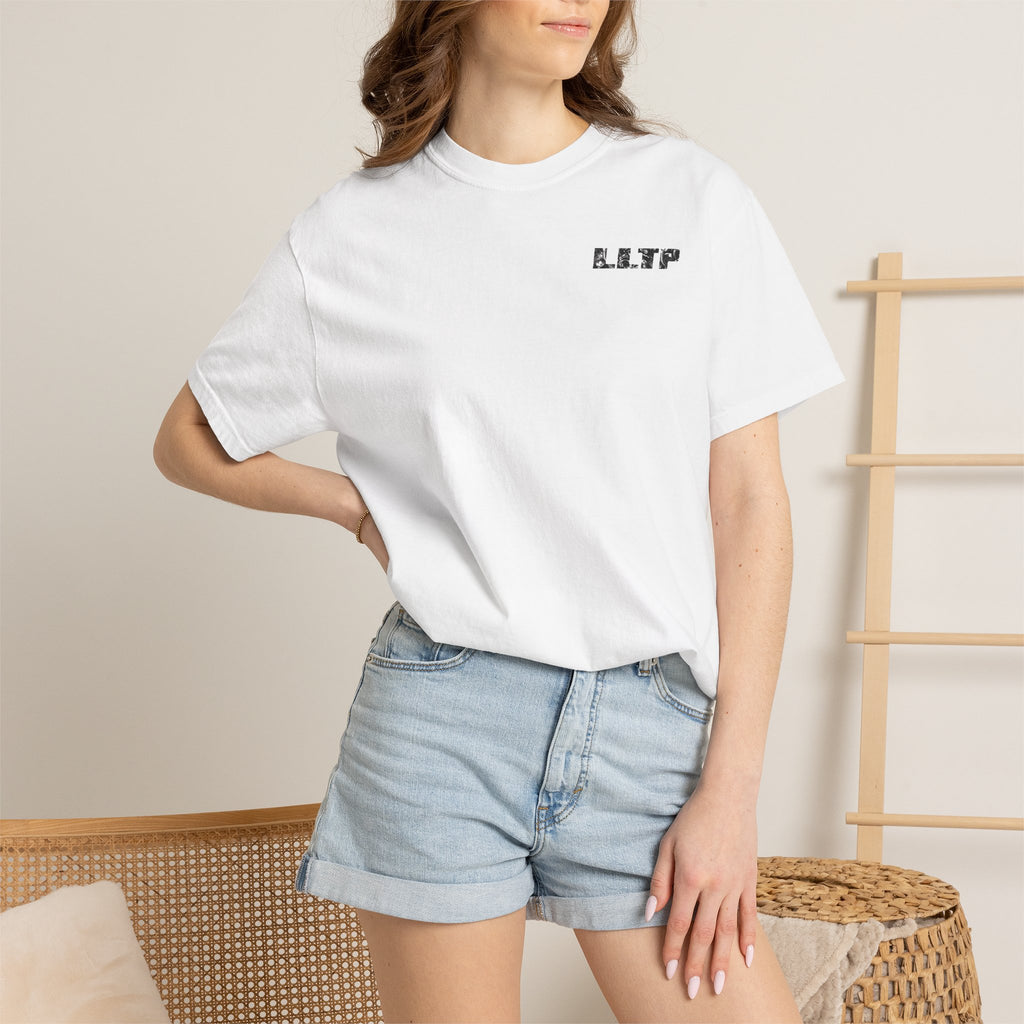'LLTP' Fan & Cars Graphic T-Shirt (Japanese Fan Motif)