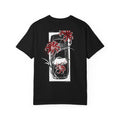 T-Shirt — Red Spider Lily Floral Graphic Tee (Front & Back)