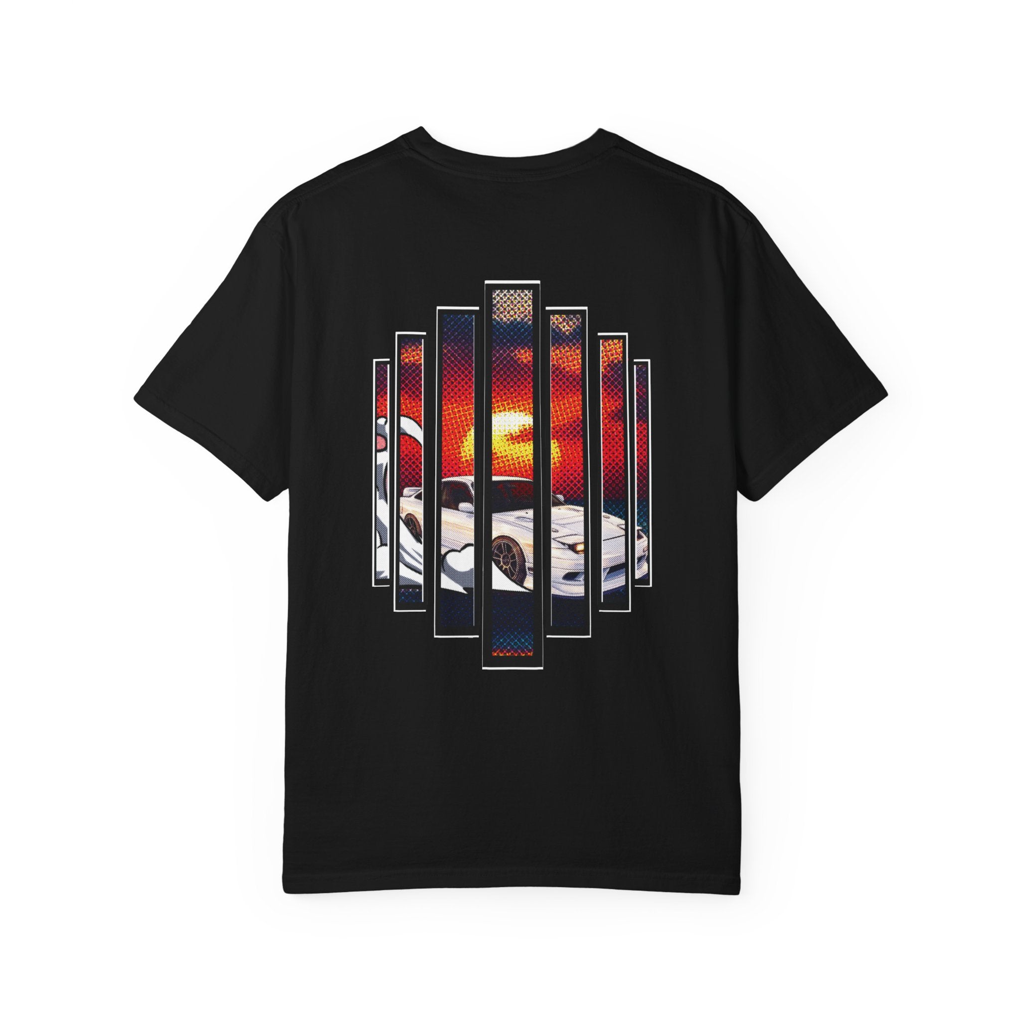 Sunset 240sx s13 T-shirt | Racing Sunset Grid Graphic