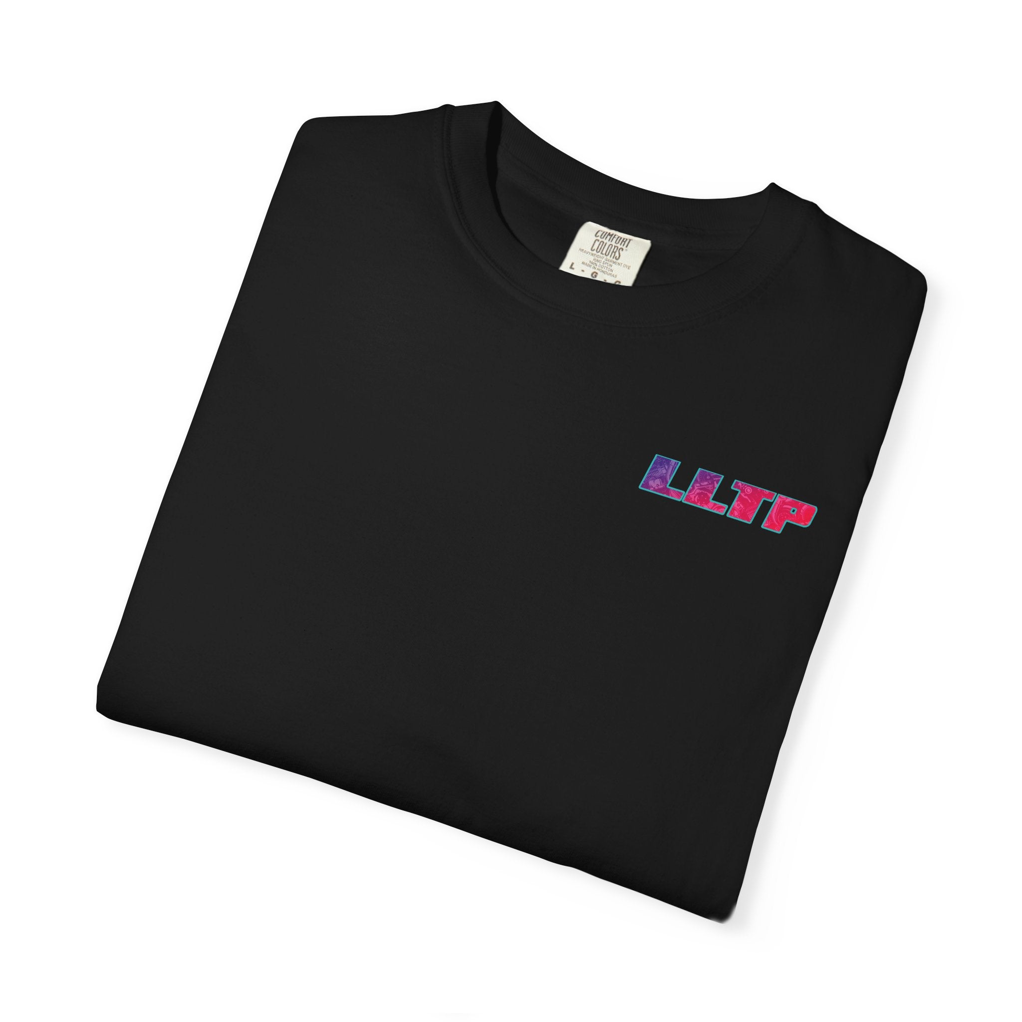 Retro Racing City T-Shirt — LLTP Neon Car Graphic