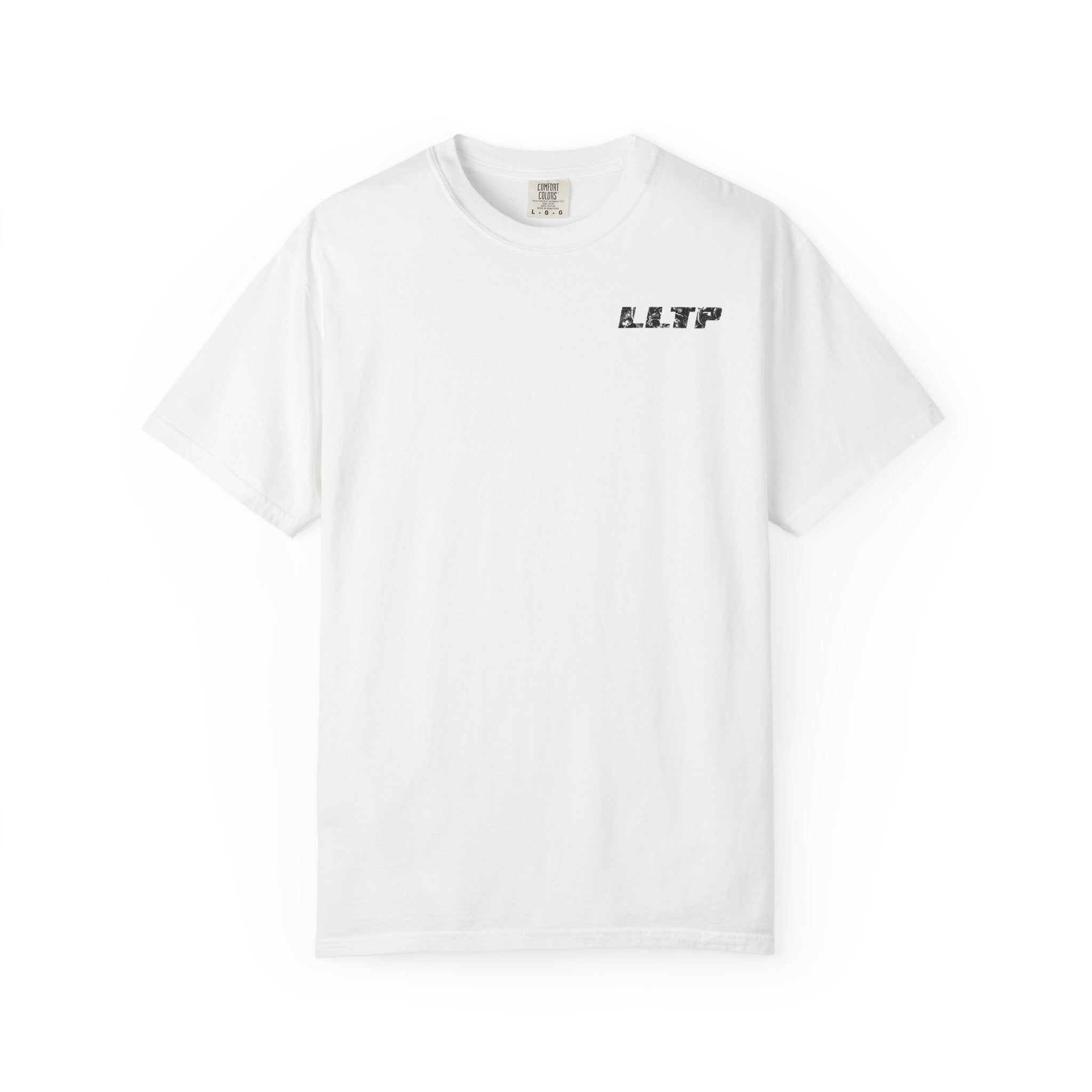 'LLTP' Fan & Cars Graphic T-Shirt (Japanese Fan Motif)