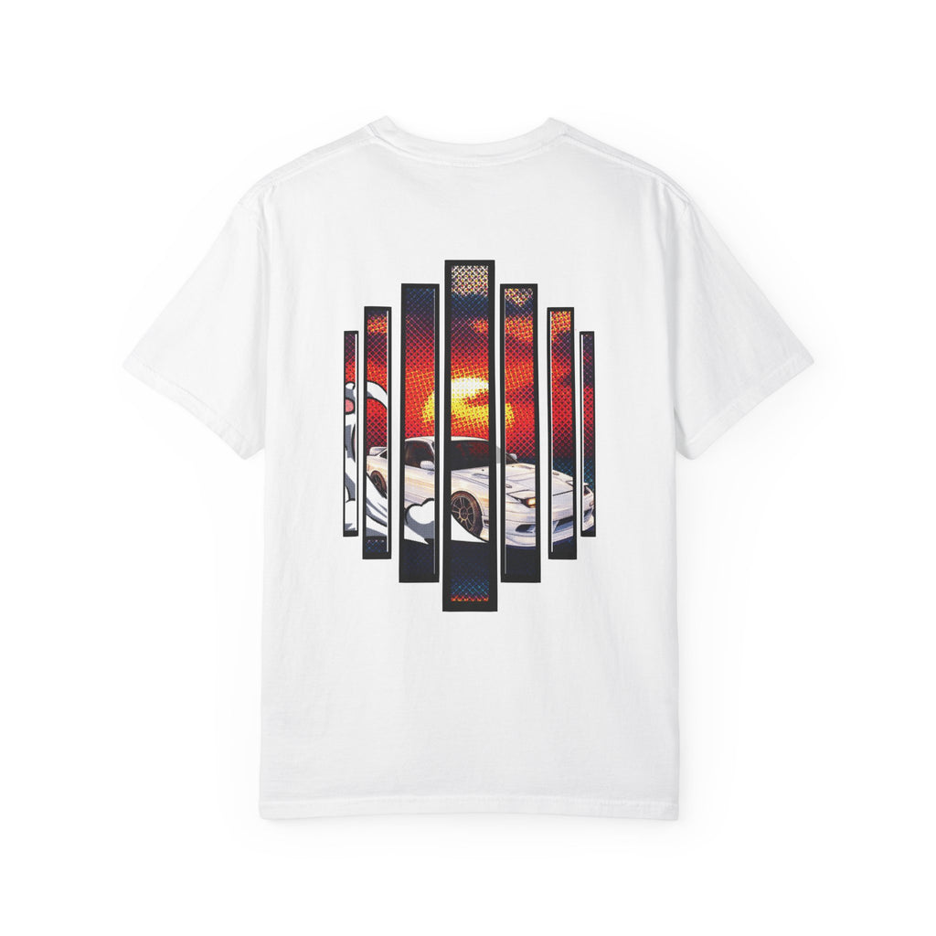 Sunset 240sx s13 T-shirt | Racing Sunset Grid Graphic