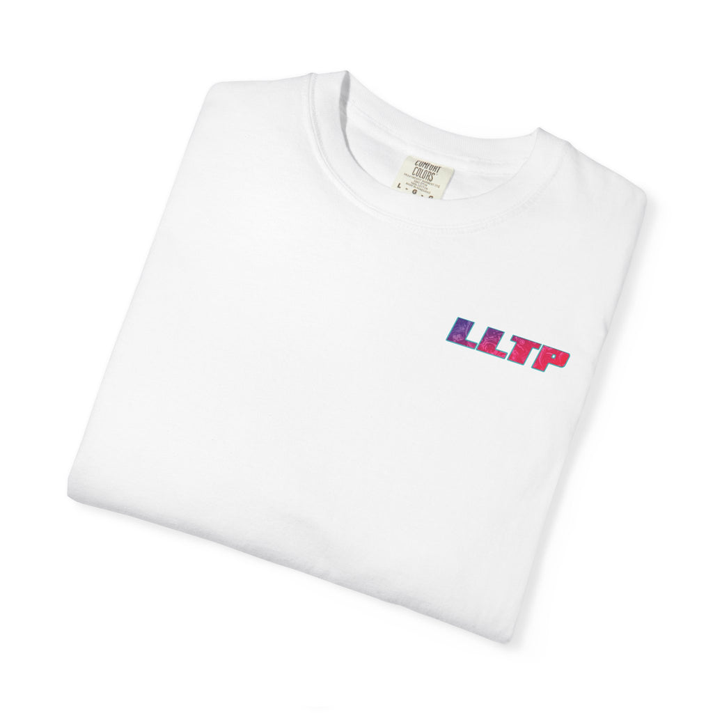 Retro Racing City T-Shirt — LLTP Neon Car Graphic
