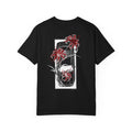 T-Shirt — Red Spider Lily Floral Graphic Tee (Front & Back)